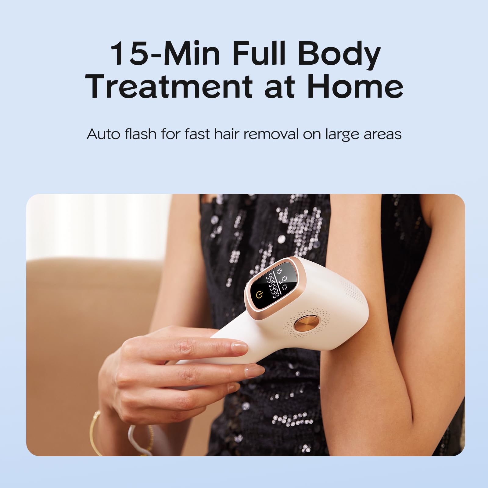 INNZA IPL bikini area precision handling with manual mode
