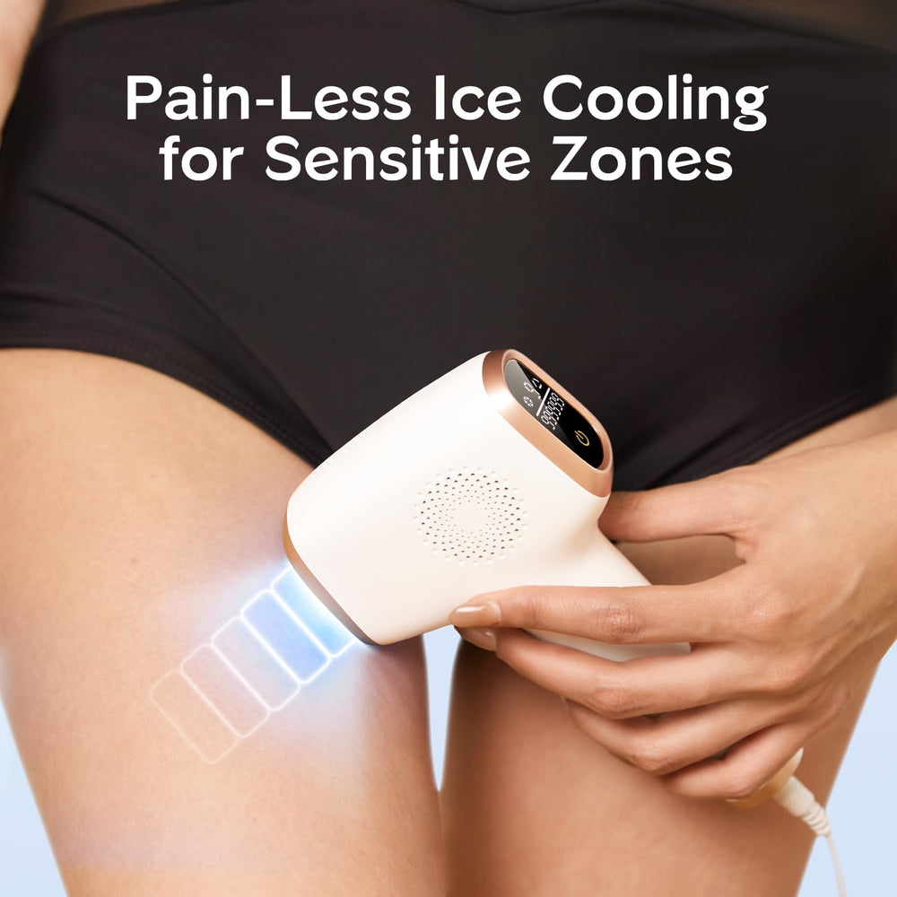 INNZA IPL treatment on legs after shower for long-lasting smoothness