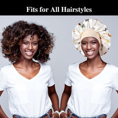 Inprog satin bonnet multi-use for skincare, makeup, and daily activities.