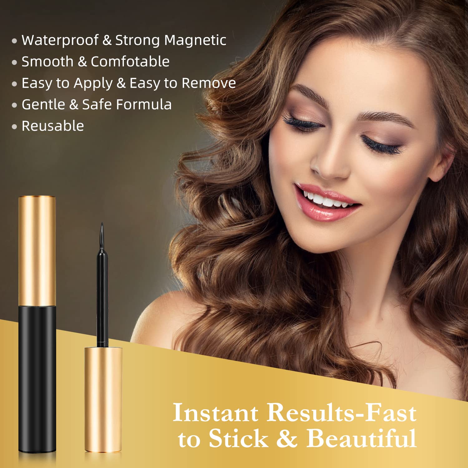 INSMART tweezers aiding precise lash placement