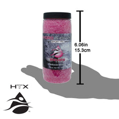 InSPAration HTX crystals closeup highlights the mineral blend for soothing hydrotherapy.