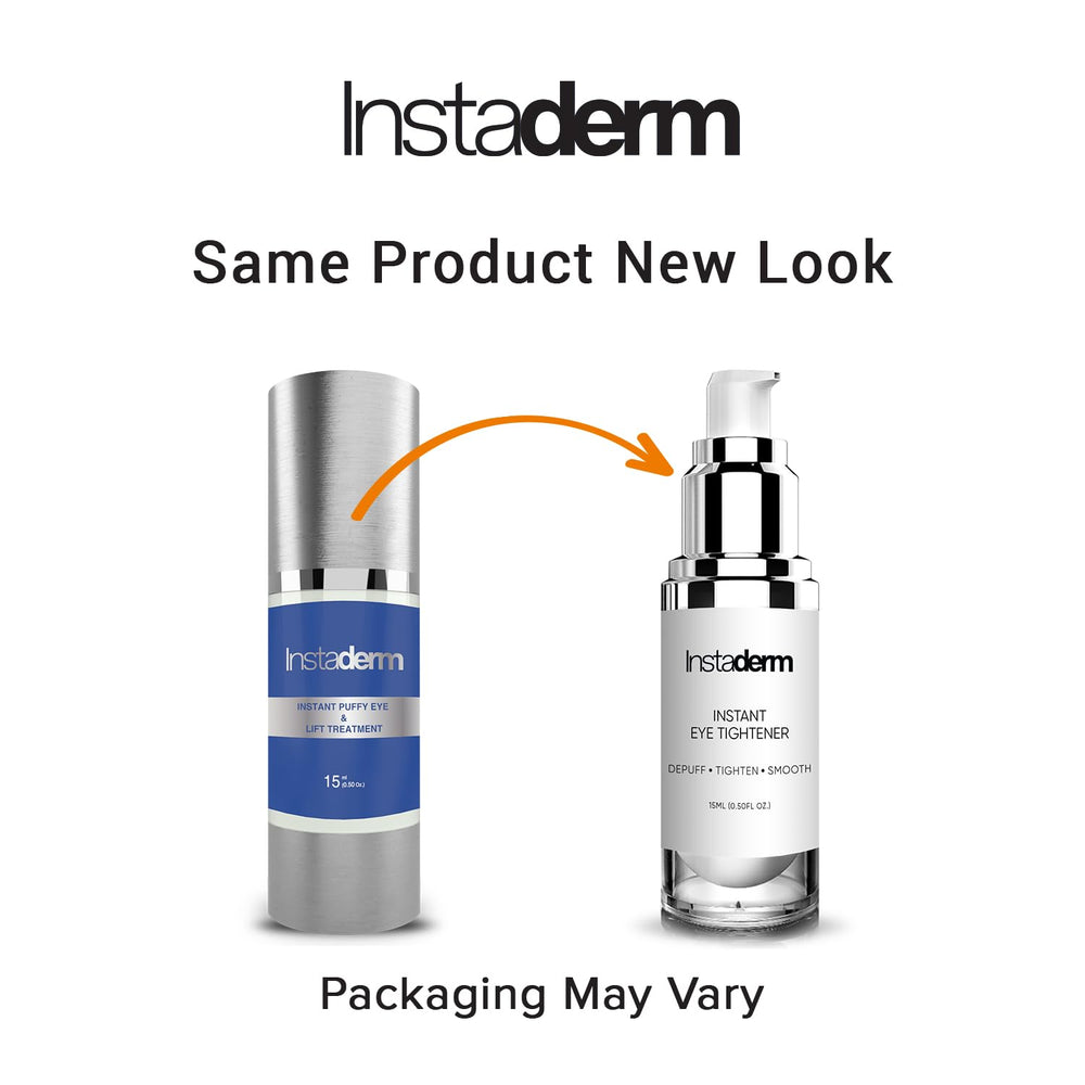 Instaderm dermatologist-recommended seal signaling professional endorsement.