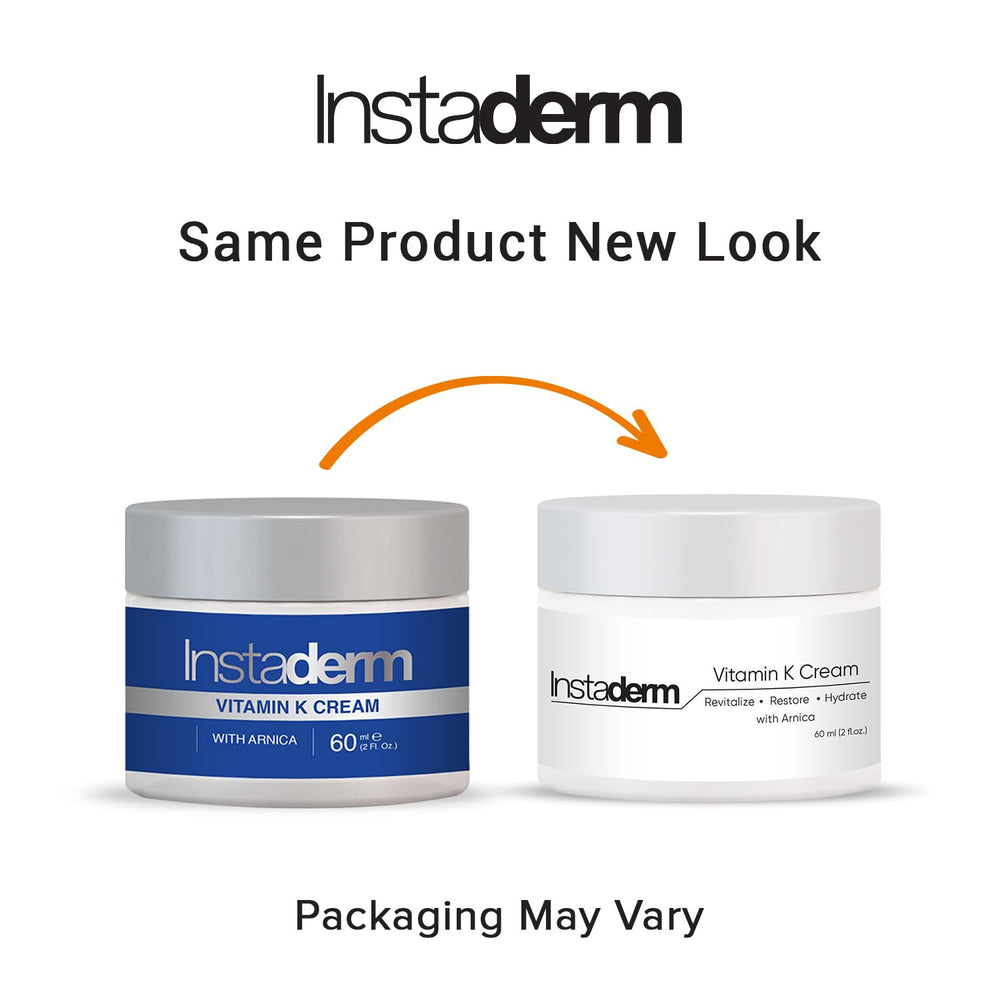 Instaderm Vitamin K Cream opens pores for better absorption.