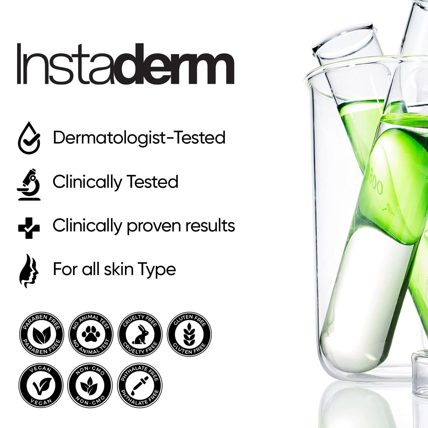 Instaderm Vitamin K Cream is safe for all skin types, including sensitive skin.