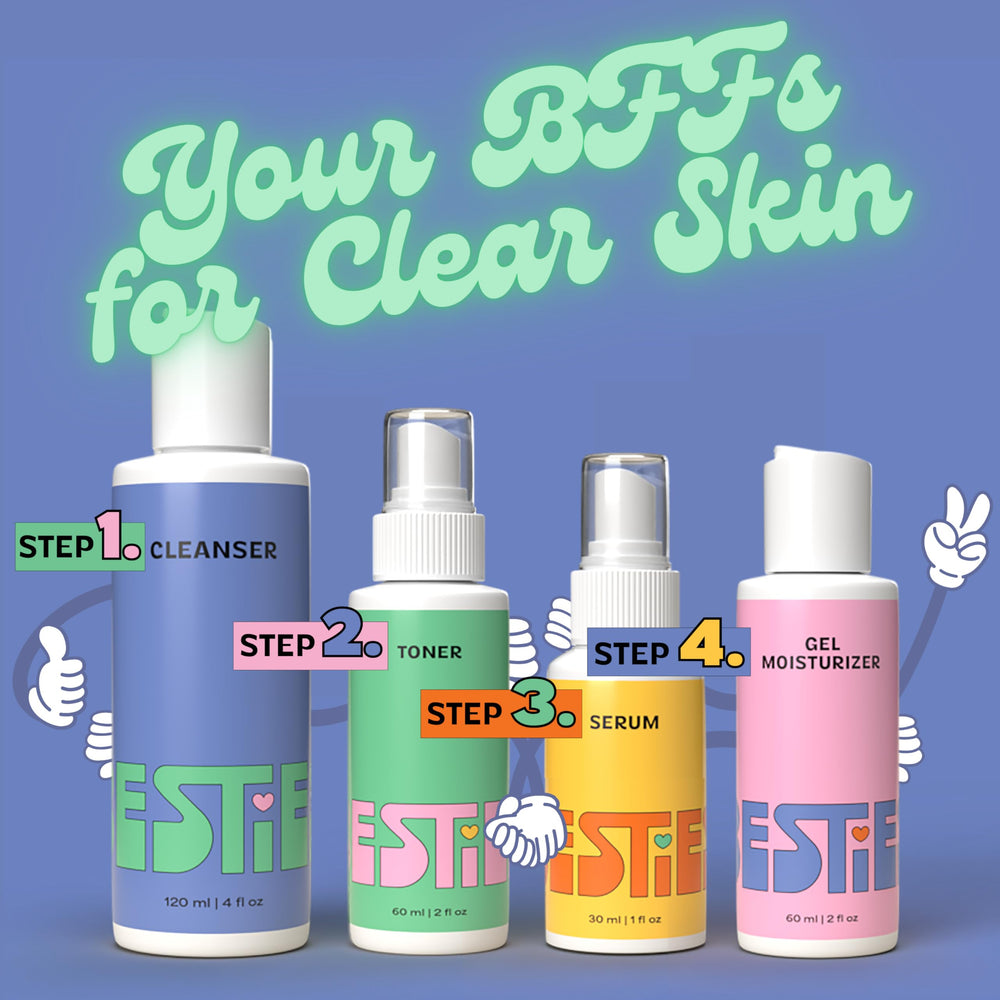 InstaNatural Besties serum dropper for quick absorption and brightened-looking skin.