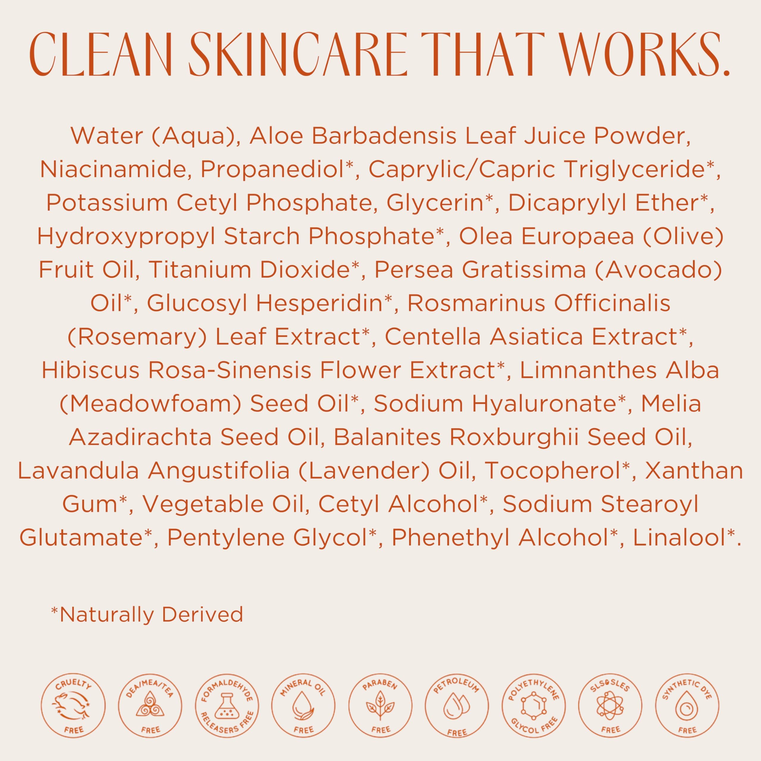 InstaNatural Niacinamide Serum glow after use suggests radiant skin