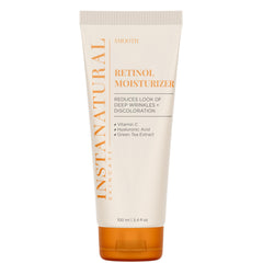 InstaNatural Retinol Nighttime Moisturizer bottle hydrates for a refreshed complexion.