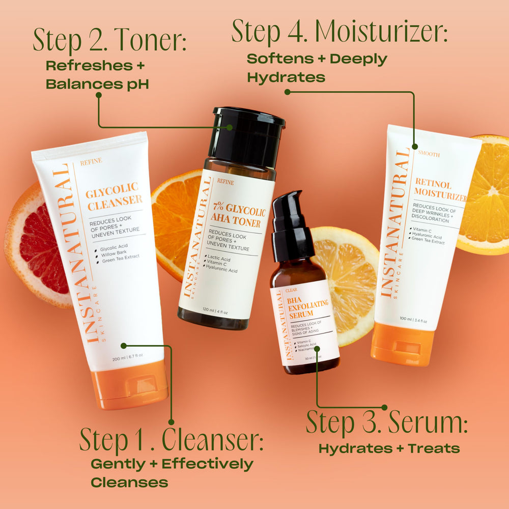 InstaNatural moisturizer includes Vitamin C for antioxidant support and radiance.