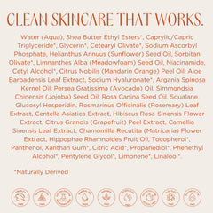 InstaNatural Vitamin C Moisturizer application close-up demonstrating smooth spread and hydration.