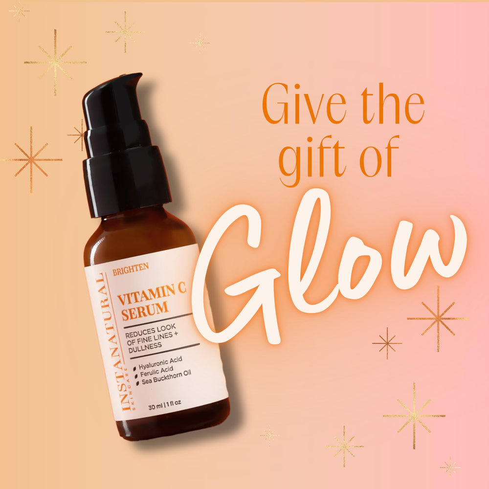 InstaNatural Vitamin C Serum ferulic acid vector antioxidant protection