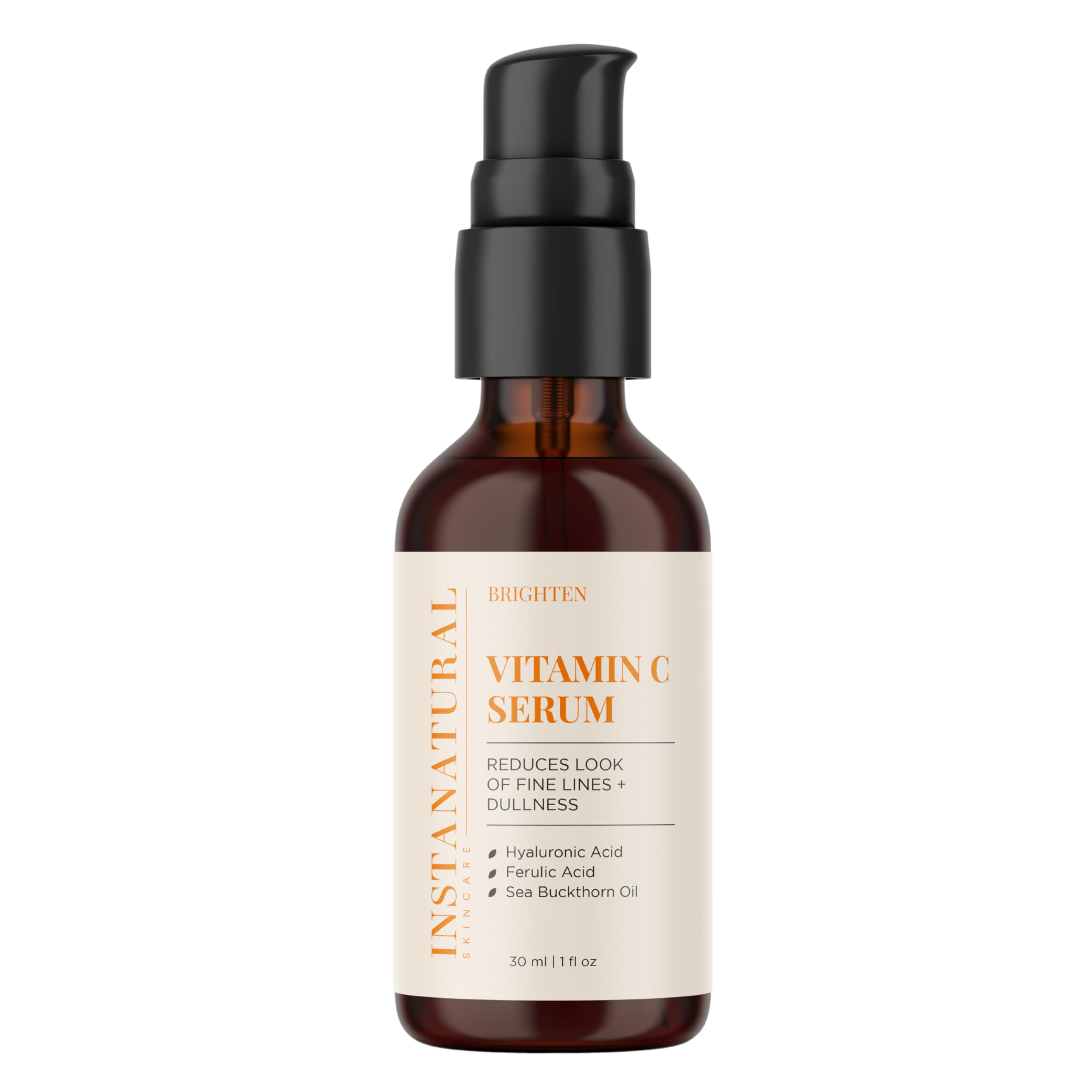 InstaNatural Vitamin C Serum hyaluronic acid graphic hydration