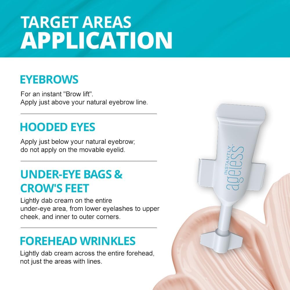 Instantly Ageless pore minimizing effect focuses on refined texture and smoother skin appearance