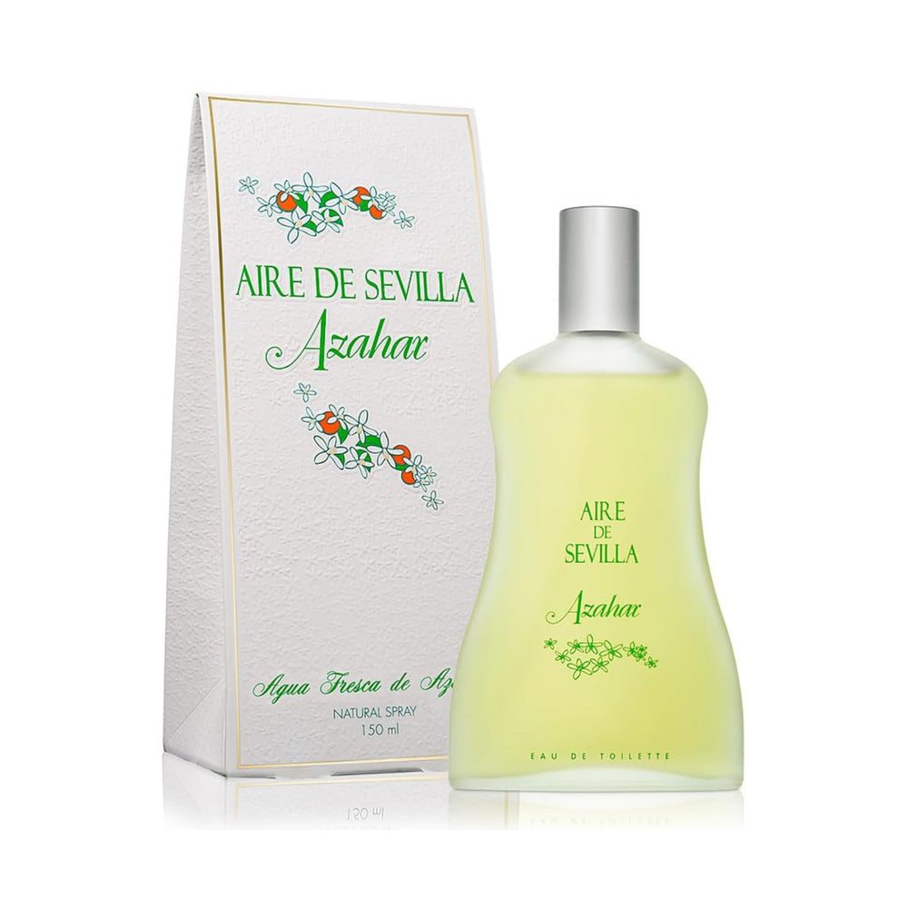 Instituto Español Aire de Sevilla Agua de Azahar bottle front showing vibrant citrus opening for daily freshness.