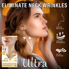 InstrumenteNrw Neck Lift Tape application close-up demonstrates easy smoothing.