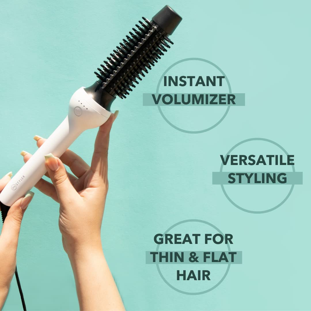 InStyler Freestyle ionic-tip-barrel tames frizz for sleek, manageable hair.