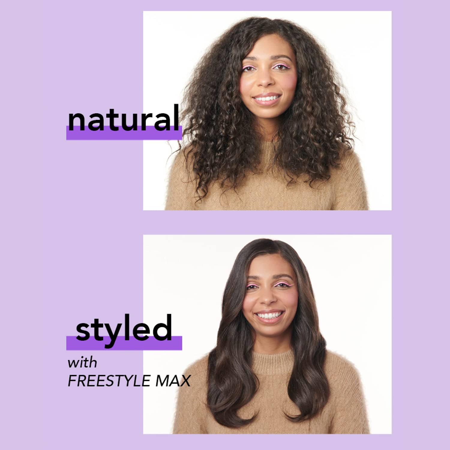 InStyler Freestyle Max auto shut-off indicator emphasizes safety while styling.