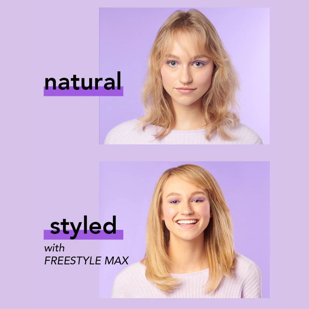 InStyler Freestyle Max cord with swivel demonstrates tangle-free styling.