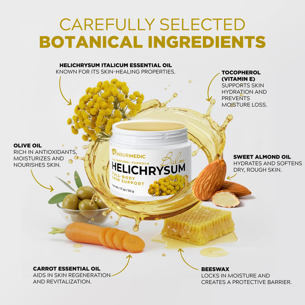 Family-friendly skincare with InsurMedic Helichrysum Balm for multiple areas