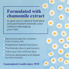 No bleach and no ammonia claim reinforces safe lightening for young users.