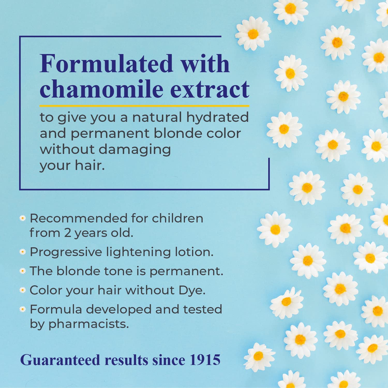 Intea Camomila Kids Hair Lightener spray on hair demonstrates easy application after shampoo.