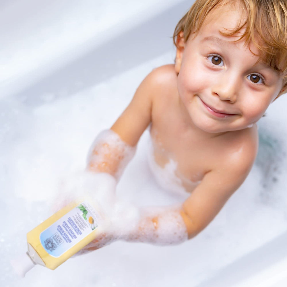 Intea Camomila Kids Shampoo hair-highlights close-up