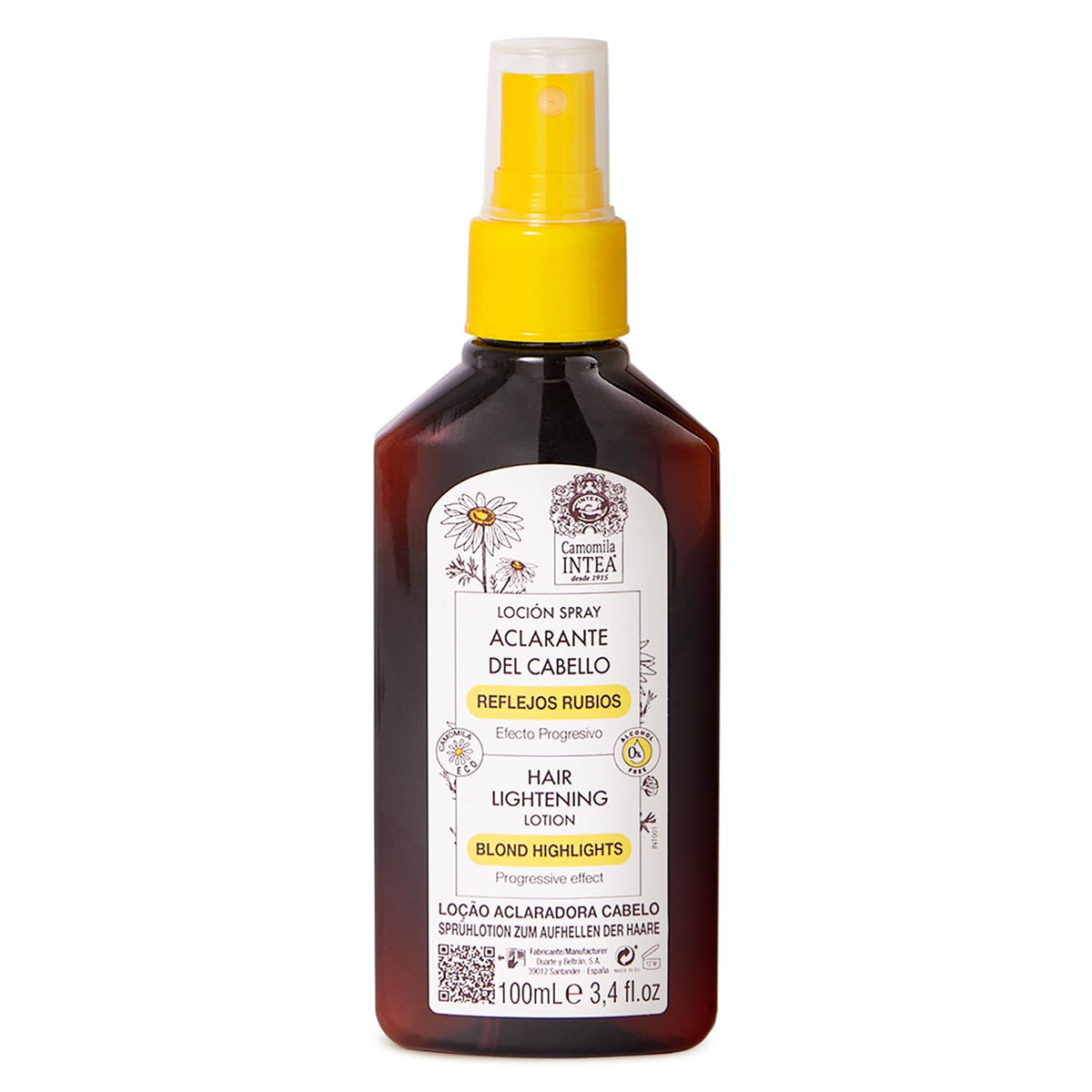 Intea Camomila lightener bottle spray for easy application