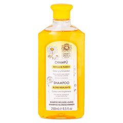 Intea Chamomile Shampoo bottle with a gentle brightening focal point for blonde hair.