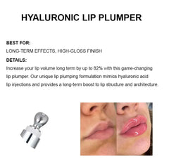 Intense Lip Plumping Lipgloss highlighting hydrating ingredients