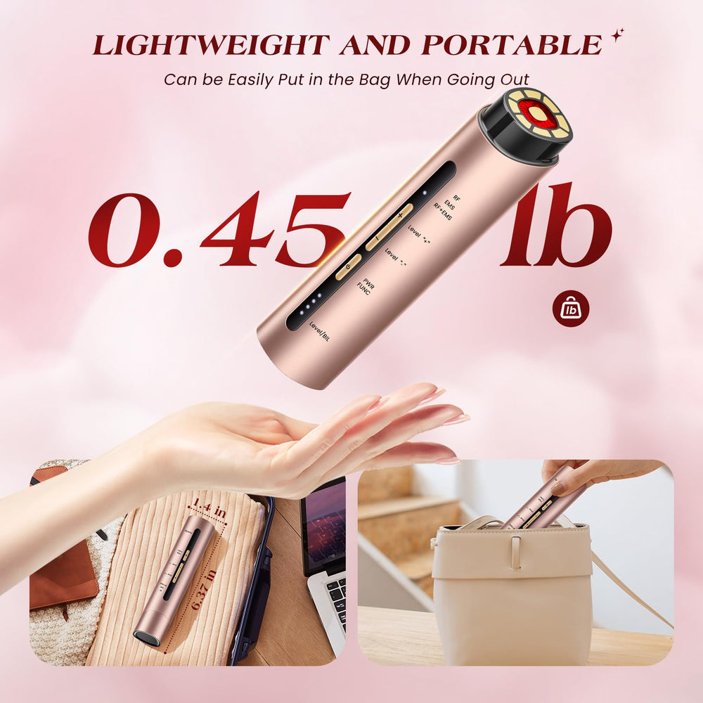 INTEO Microcurren portable design fits in bag