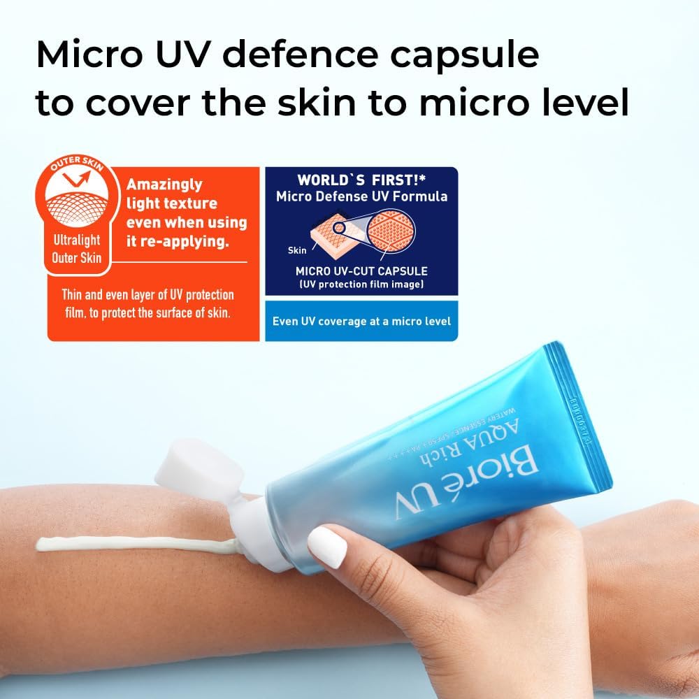 InterZERO UV Aqua Rich water-resistant formula stays put through light activity.