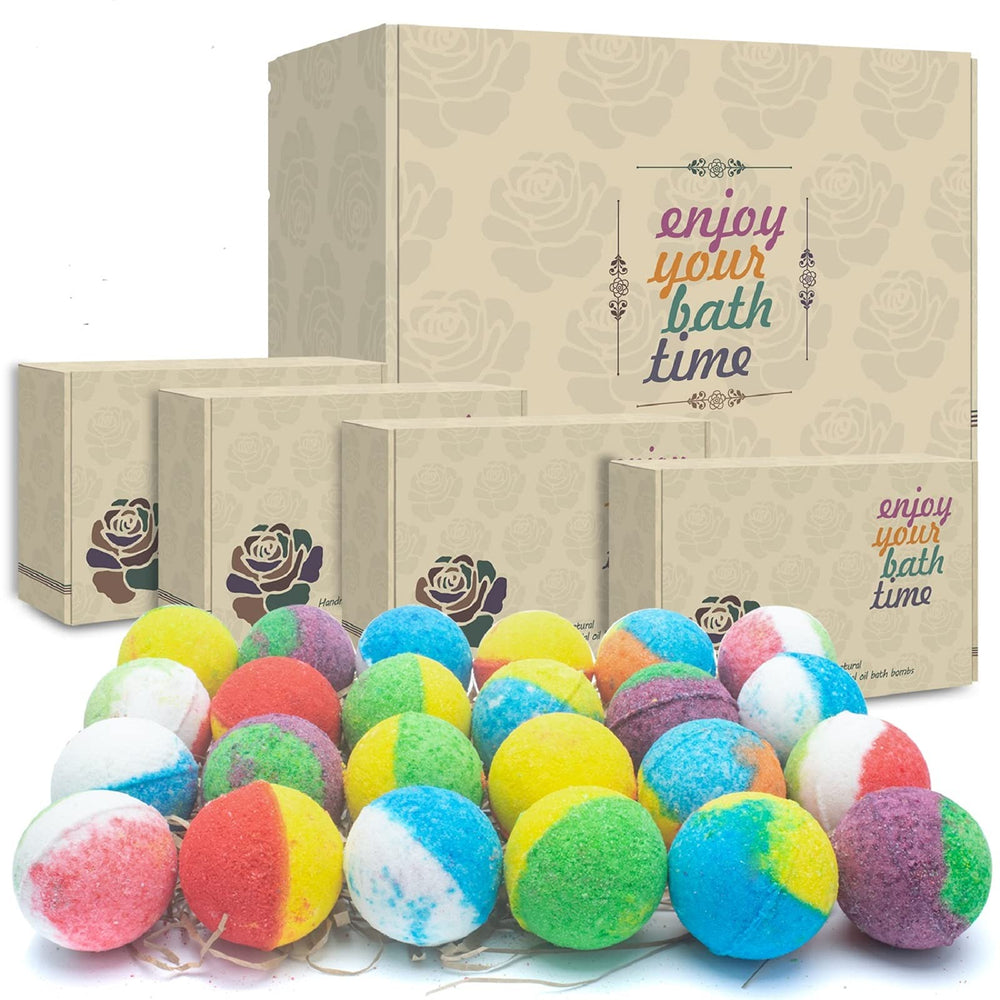 INTEYE bath bombs gift set packaging showcases premium gifting presentation for occasions.