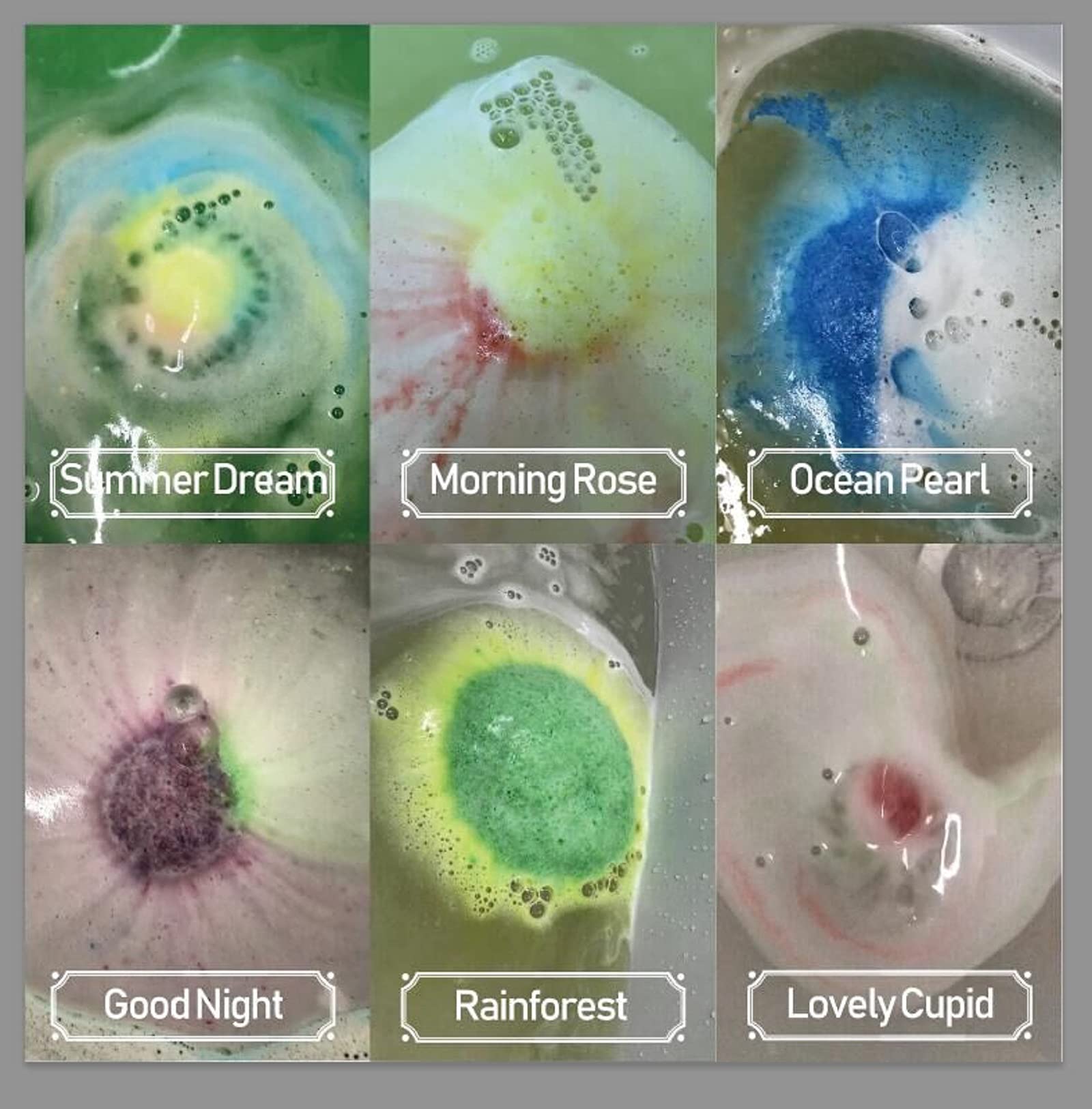 INTEYE six signature scents highlight vibrant colors and relaxing essential oil blends.