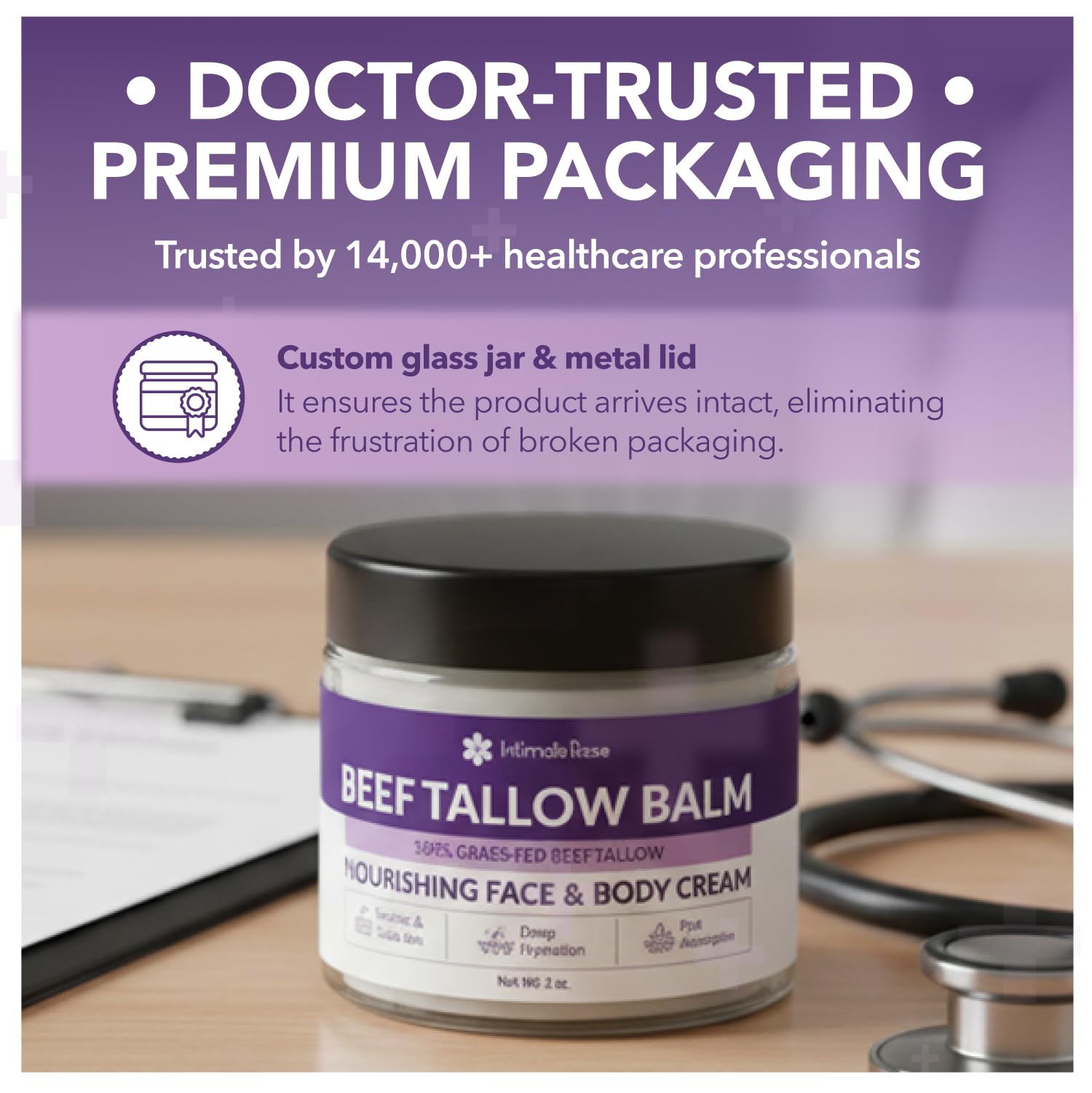 Intimate Rose multi-use balm for face, lips, hands, elbows.
