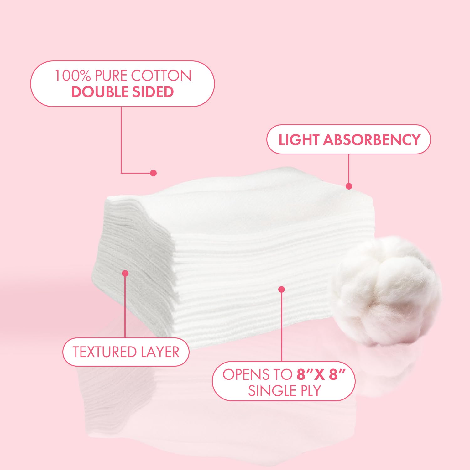 Intrinsics Large Silken Wipes texture close-up shows ultra-soft fibers