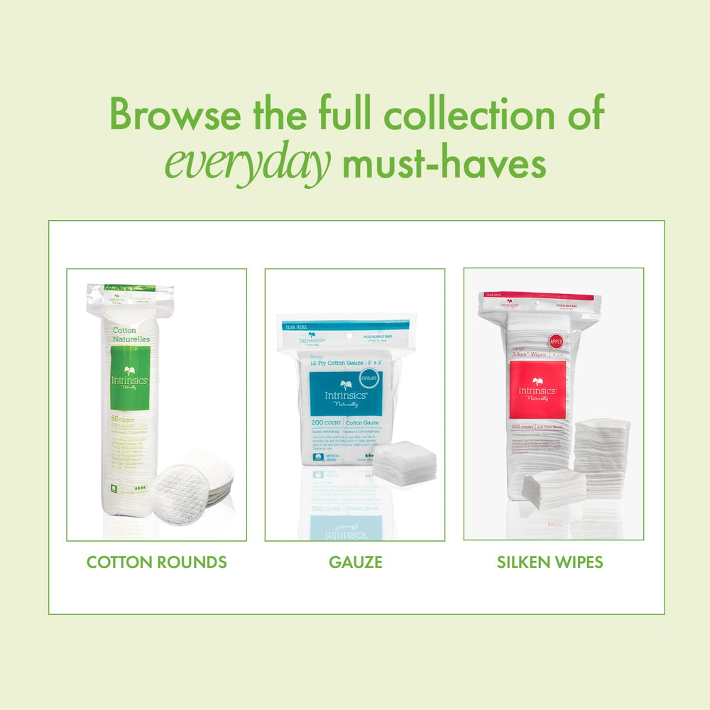 Intrinsics Premium Cotton Ovals maintain quality with packaging variations.