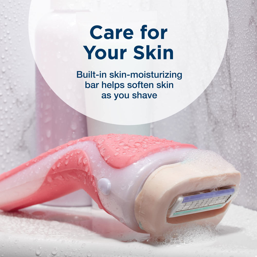 INTUITION Lemon Berry Breeze pivoting-head hugs contours for legs and curves.