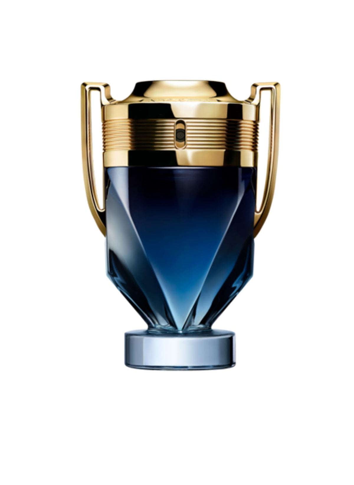 Invictus Paco Rabanne bottle front—vibrant citrus aquatic aroma for confident daytime wear.
