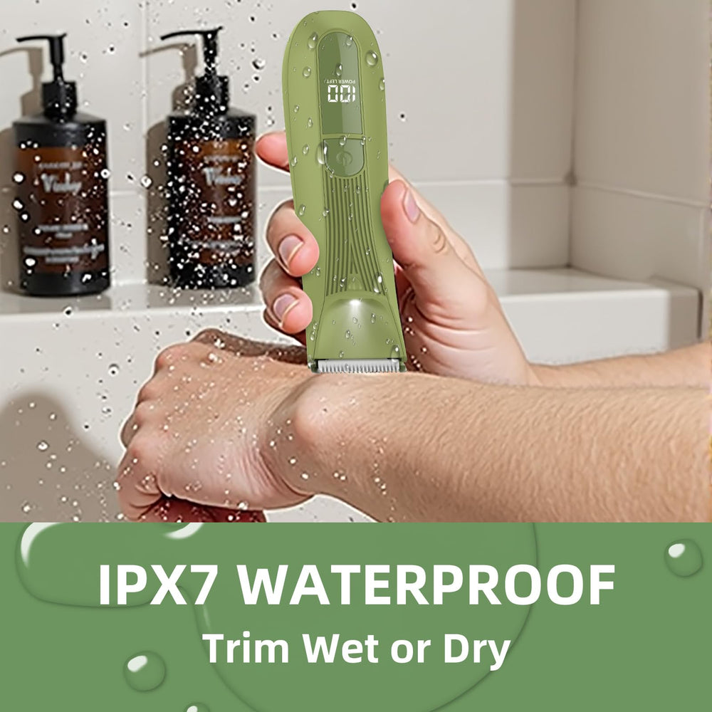 INVJOY advanced ceramic blade for nick-free grooming.
