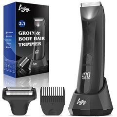 INVJOY Manscape Body Trimmer with ceramic blade for precise body grooming.