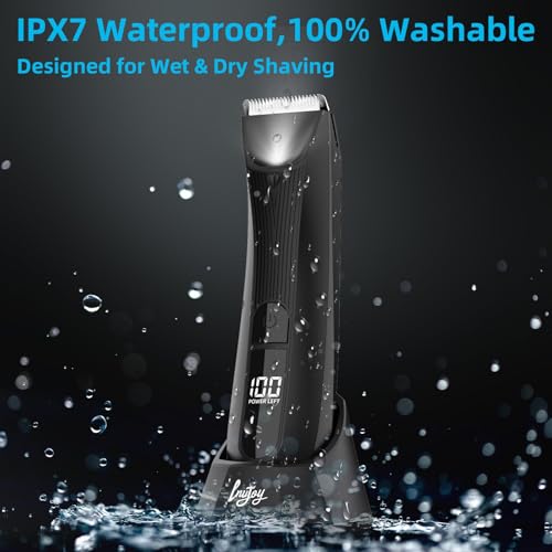 INVJOY Manscape IPX7 waterproof lets you trim in the shower.