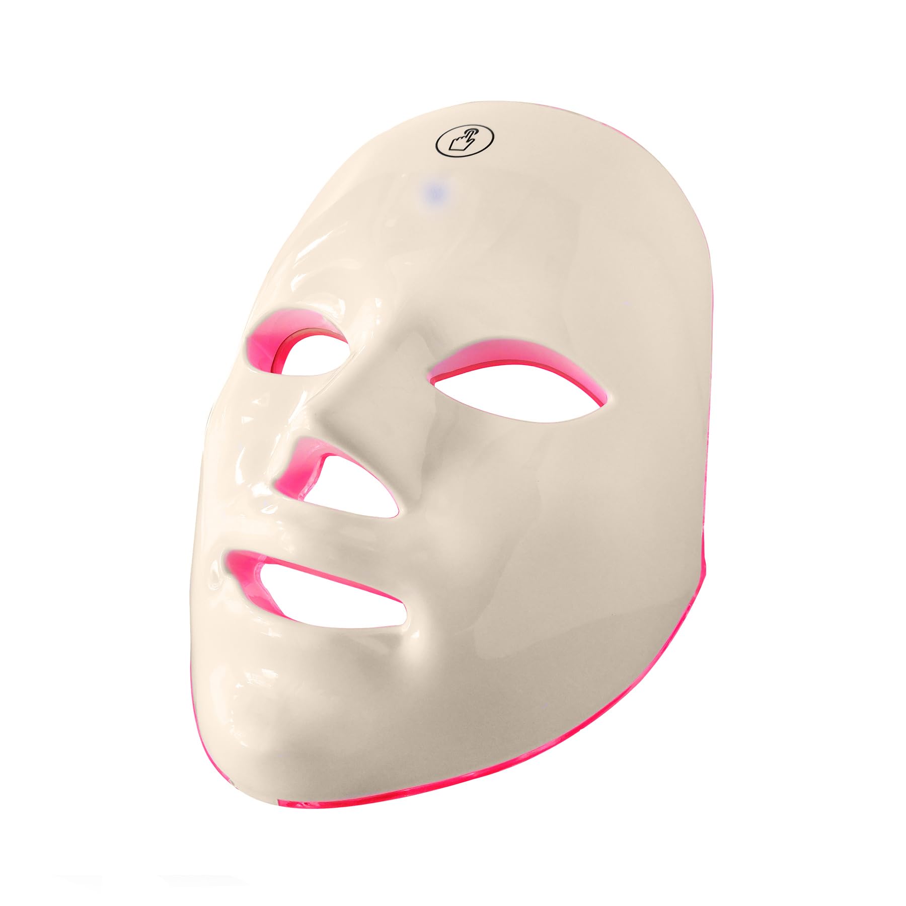 IOBTY maize-yellow red light mask close-up for at-home skincare