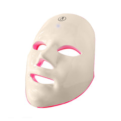 IOBTY maize-yellow red light mask close-up for at-home skincare