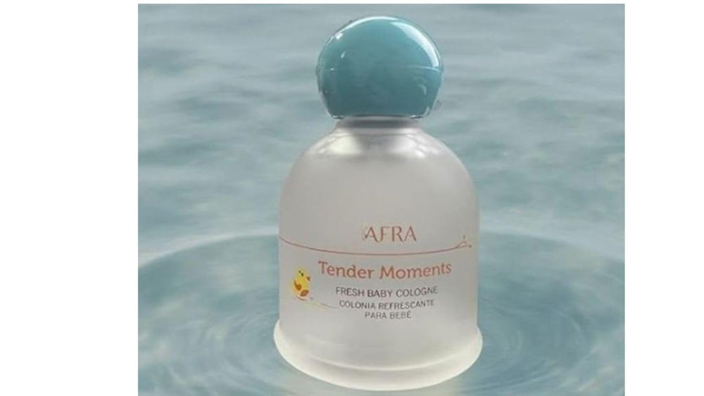 Ioly's Tender Moments packaging highlights a fragrance free from alcohol and parabens for sensitive skin.