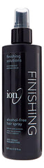 Ion AlcoholFree Finishing Hair Spray 8oz bottle provides lightweight hold and frizz control.