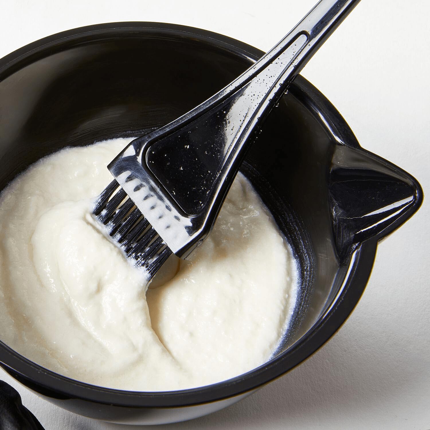 Ion Bright White Creme Lightener off-scalp application in a professional setup