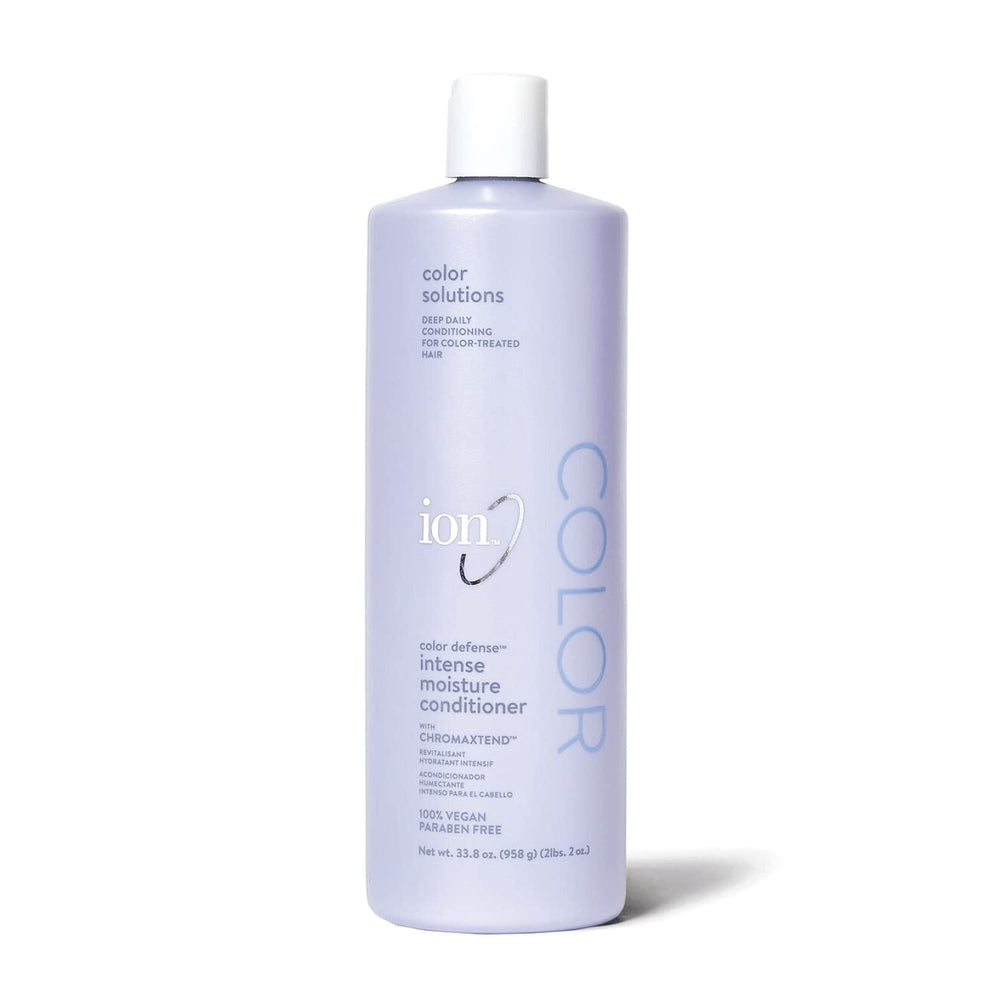 ion Color Defense Intense Moisture Conditioner bottle offers color-safe hydration for treated hair