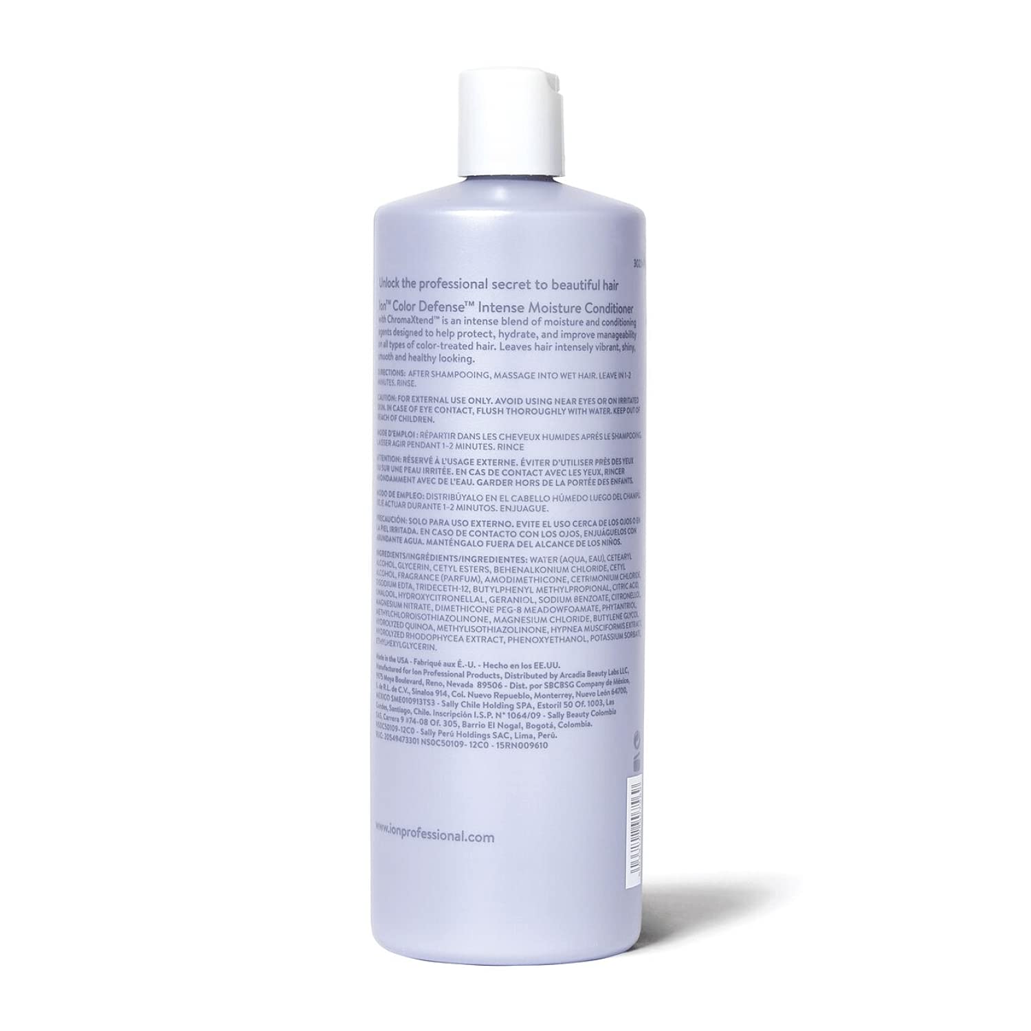 ion Color Defense Intense Moisture Conditioner after use leaves hair silky with color-friendly hydration
