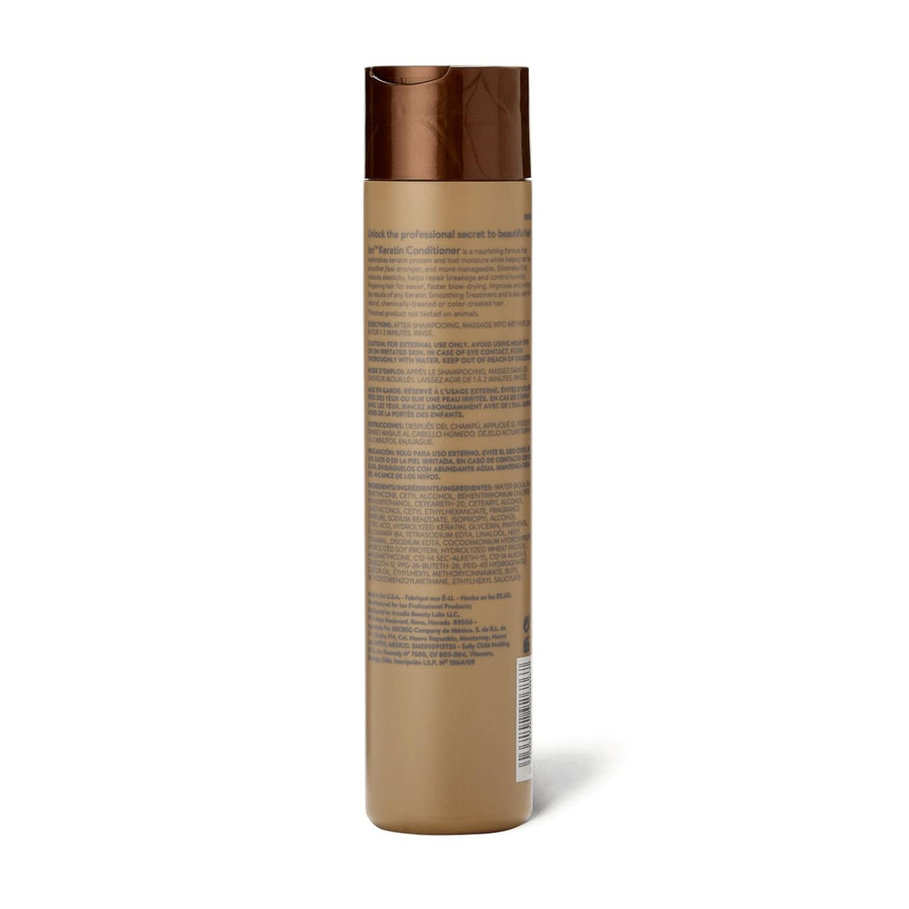 Ion Keratin Smoothing Conditioner creamy texture during application for smoothing.