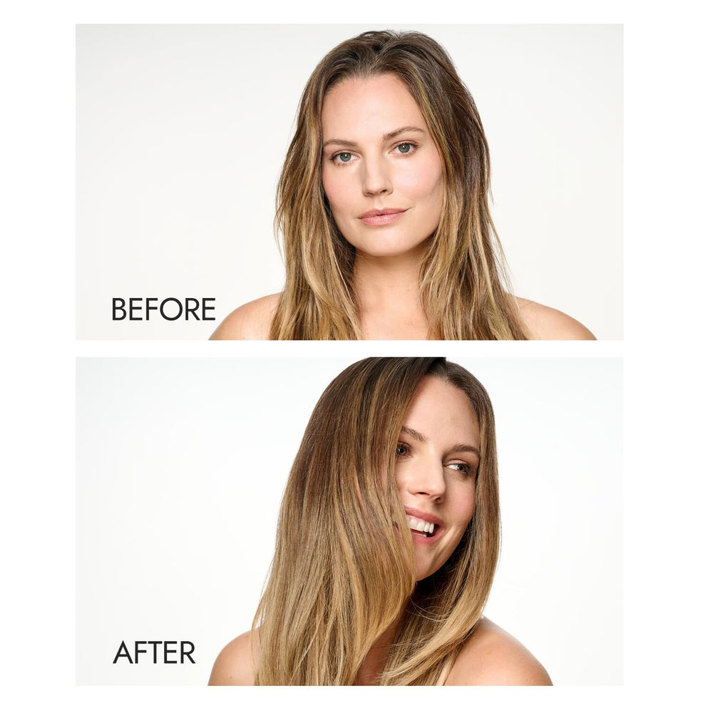 Ion Keratin Smoothing Conditioner applied to damp hair for easier manageability.