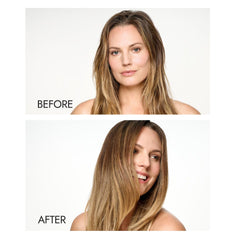 Ion Keratin Smoothing Conditioner applied to damp hair for easier manageability.